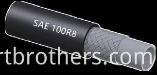 Vendita calda durevole ad alta pressione SAE 100R8 tubo di gomma idraulica flessibile